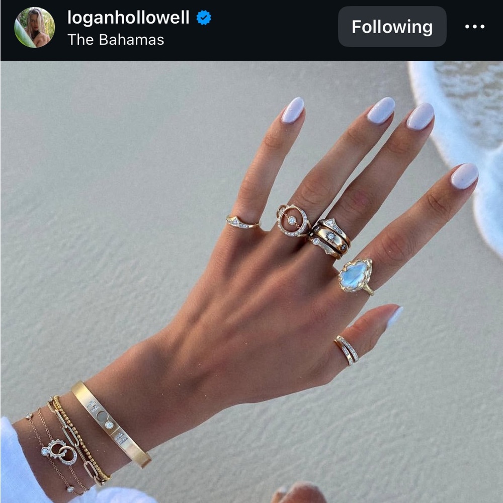 LOGAN HOLLOWELL UNITY SUN MOON RING